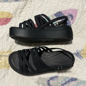 Crocs Strappy Platform Sandals